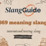 369 meaning slang