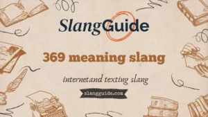 369 meaning slang