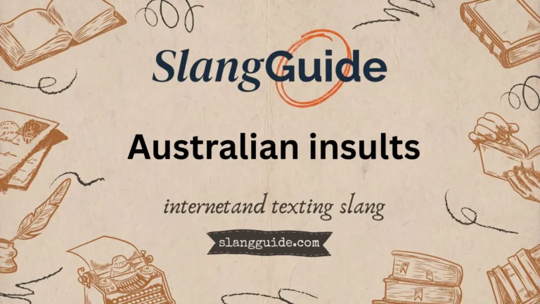 Australian insults