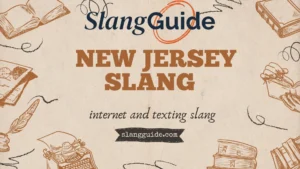 New jersey slang