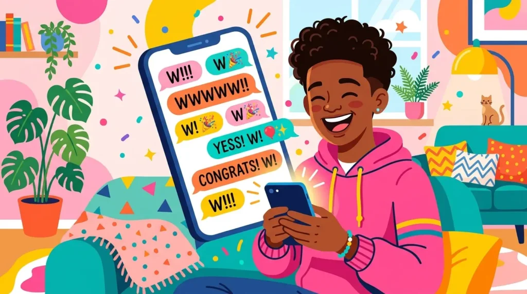 W in the chat slang meaning