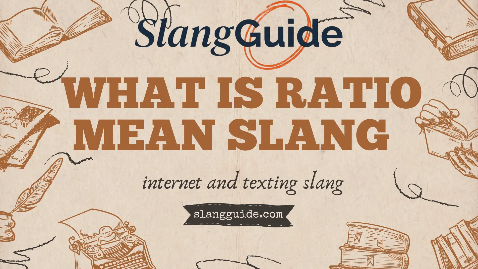 What does ratio mean slang